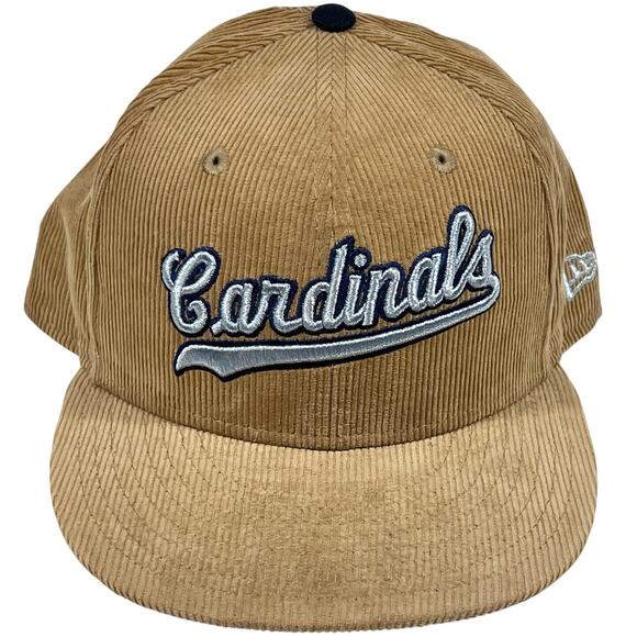 St. Louis Cardinals Corduroy New Era Cooperstown MLB Fitted Hat 7 5/8 New - Picture 1 of 6